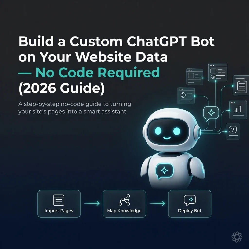 How to Build a Custom ChatGPT Bot Trained on Your Website Data (No Coding Required)